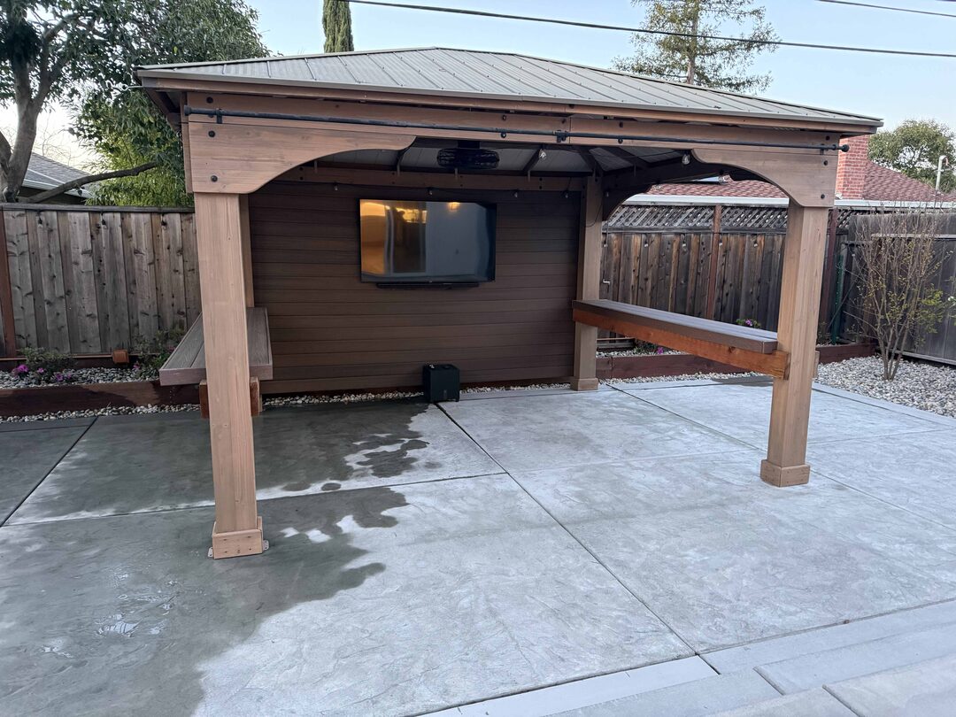 Pergola cleaning and outdoor structure maintenance Silicon Valley by M&P ProClean